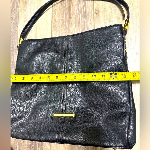 🛍️Anne Klein 3 compartment large bag with 2 straps 13”X12”X3” excellent - Picture 9 of 10
